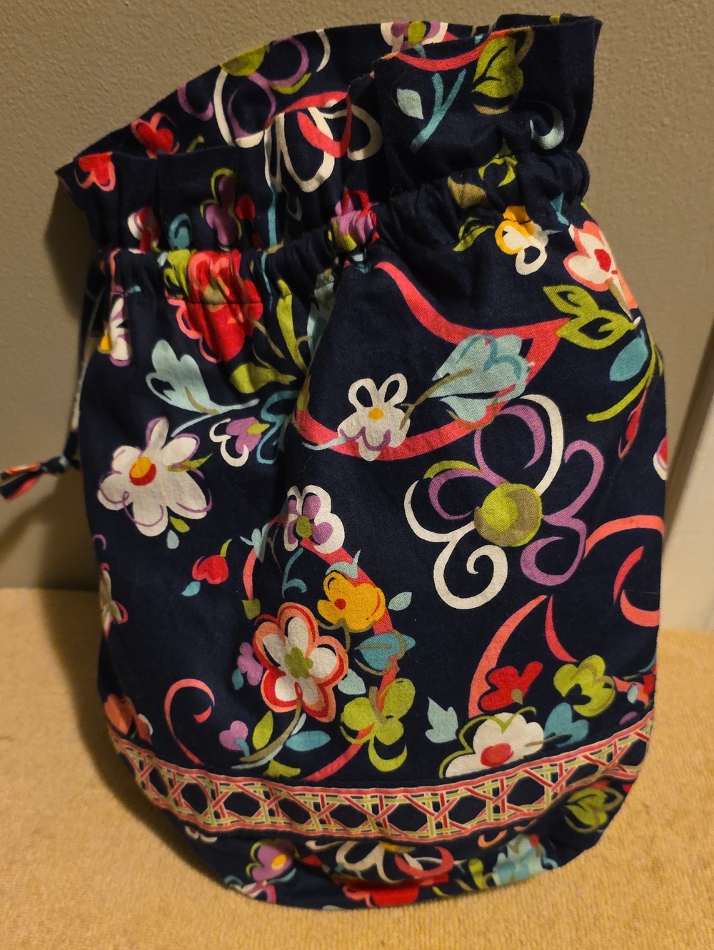 Vera Bradley - Floral Drawstring Lined Bag - Inv.544